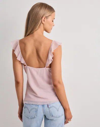 Nelly Flounce v-neck top toppar dam – bild 2