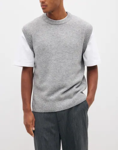 Jack & Jones Jjsoho Ollie Knit Vest Stickade västar Grå
