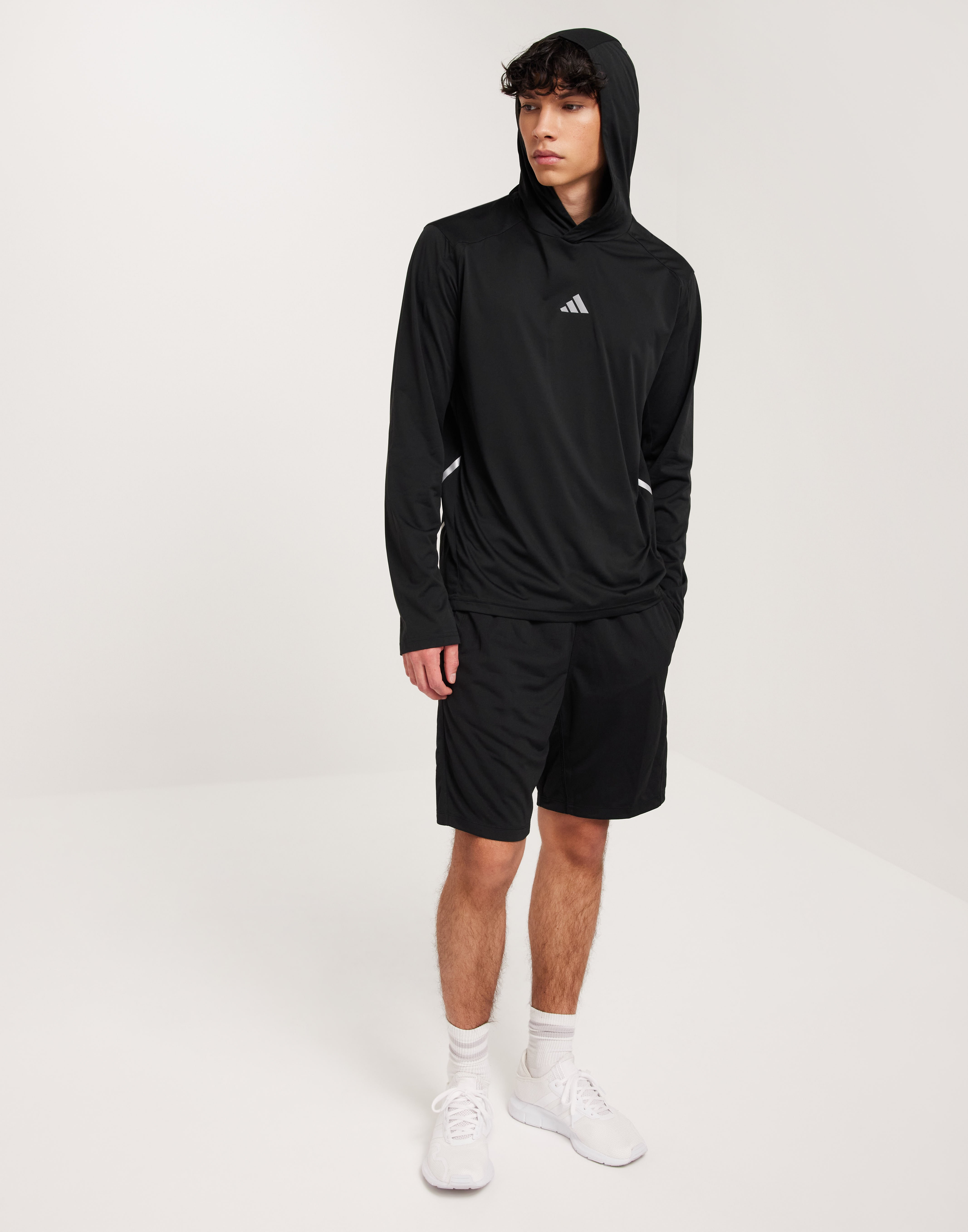 Adidas hoodie and shorts best sale