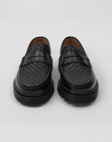 Playboy Richmond loafers i svart med rund tå
