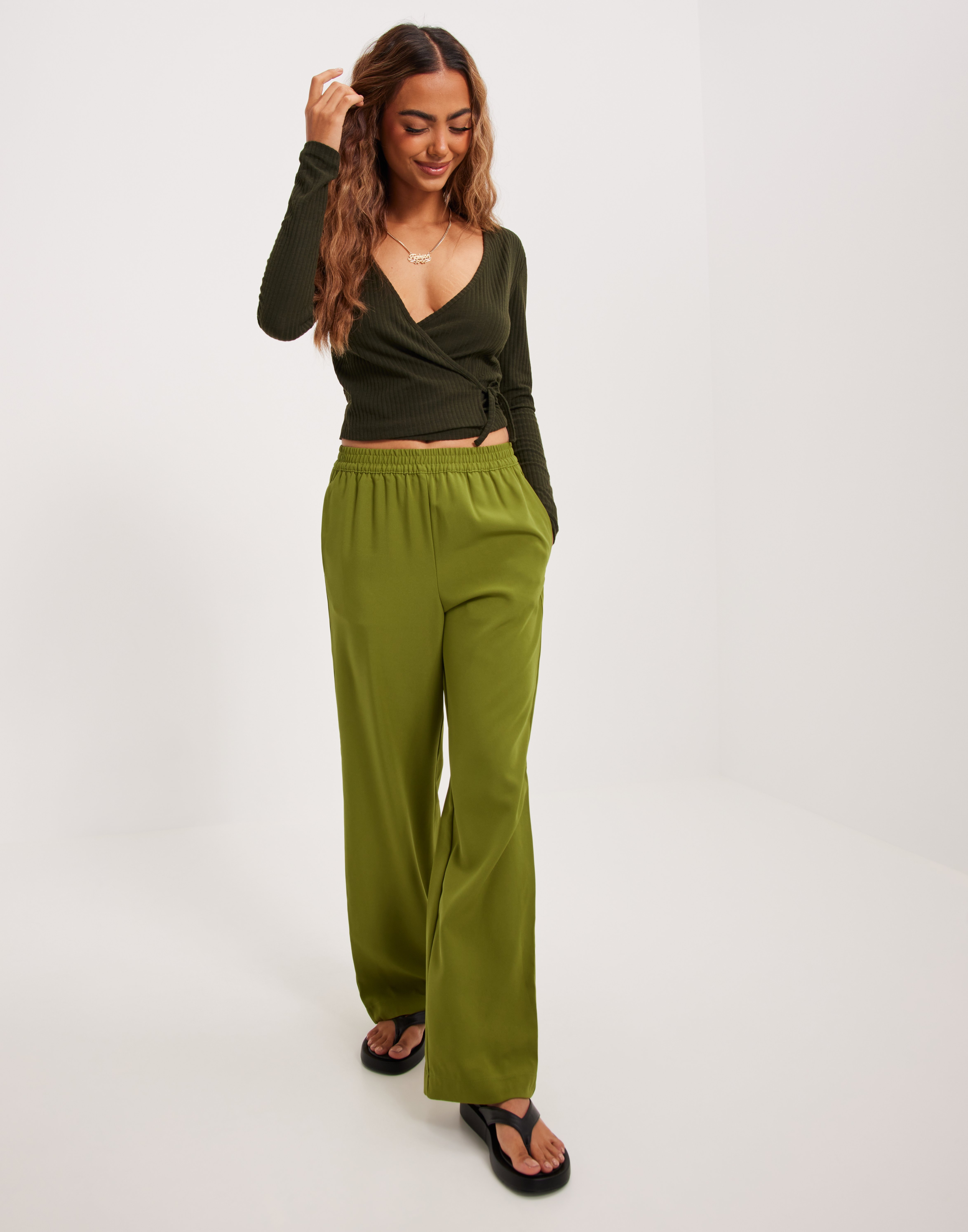 [JEMUT]★PEANUT WIDE WASHING PANTS Light Vintage Wash Wide Leg Stretch Jean – Urban Planet