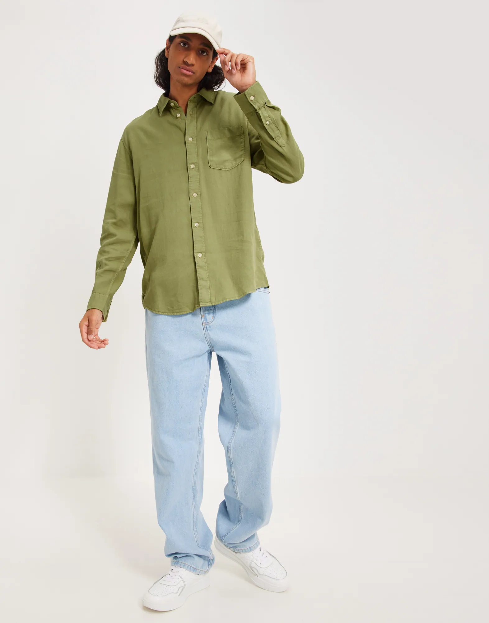 SLHREGPASTEL-LINEN SHIRT LS W NOOS