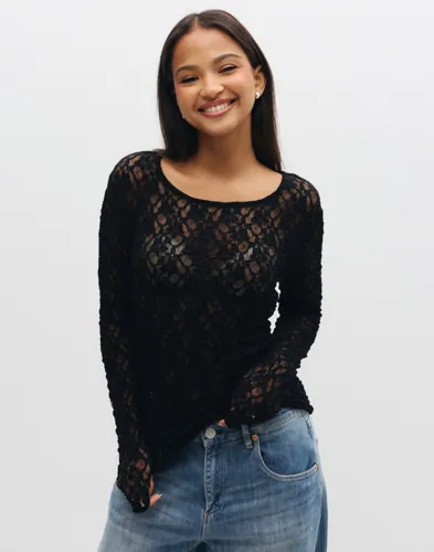 Pchazel Ls Lace Top Jrs Noos Bc