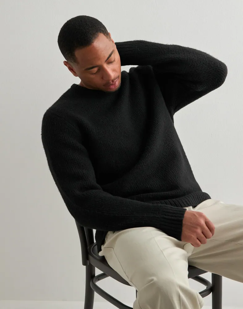 Ted Crew Neck Knit Stickade tröjor