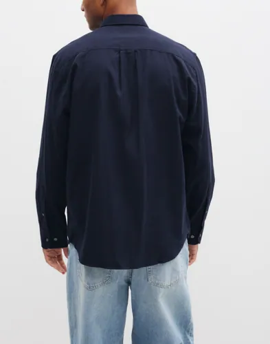 Selected Men Slmregcole Jay Melange Ls Shirt Noo Enfärgade skjortor herr – bild 3