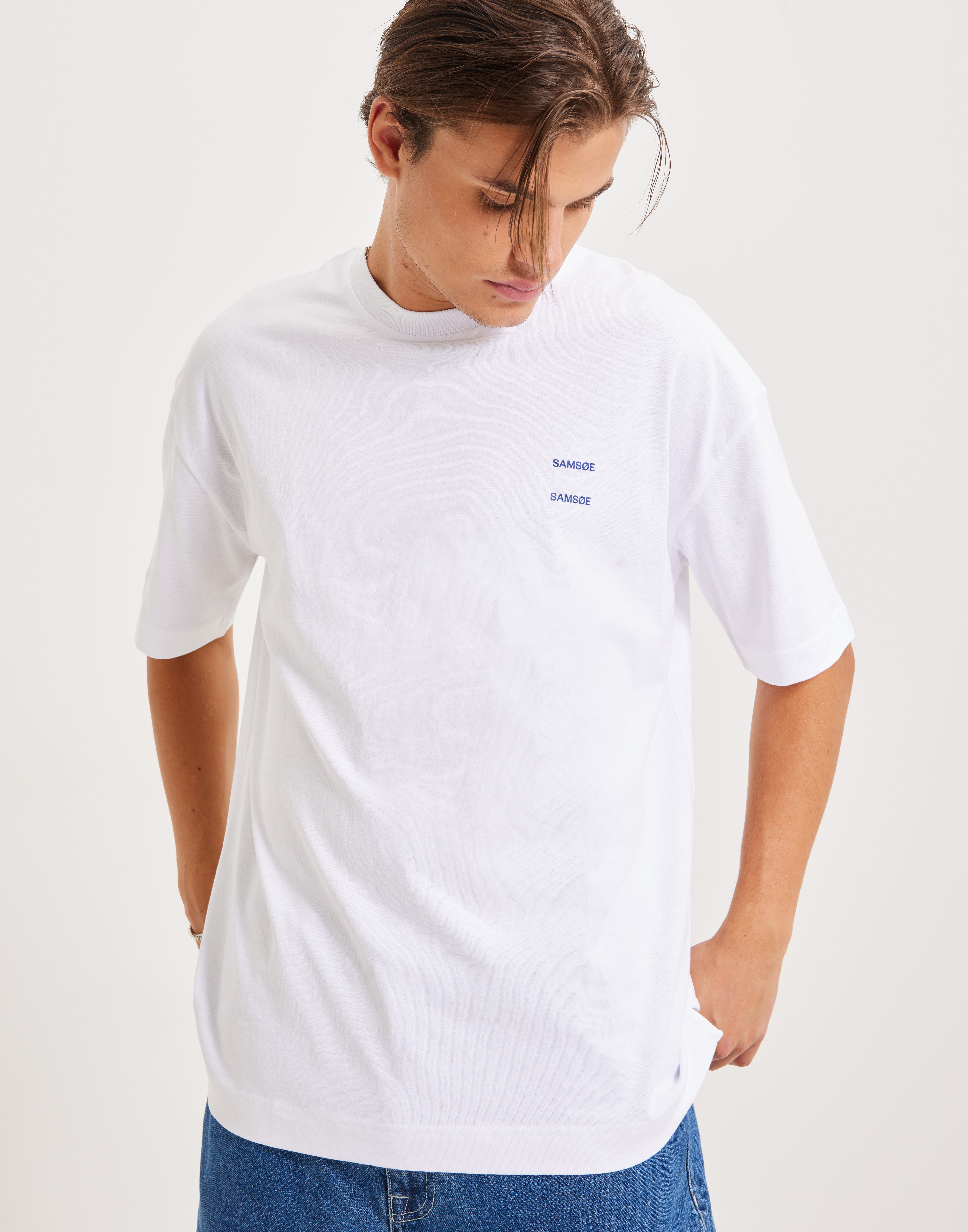 Tシャツ・カットソー SAMSOE SAMSOE JOEL T-SHIRT SAMSOE SAMSOE Logo Joel T-Shirt | Harrods US