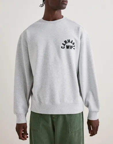 Carhartt WIP Arch Script Sweat Sweatshirts Grå