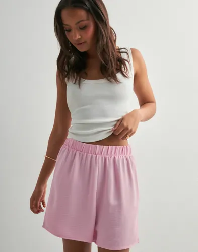 Pieces - Pink - Pcanna Hw Shorts Noos Wvn Bc