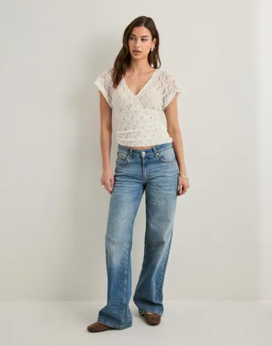 Nelly Lace Waist Focus Top toppar dam – bild 2