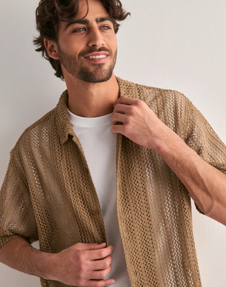 Wang Lace Shirt Mönstrade skjortor