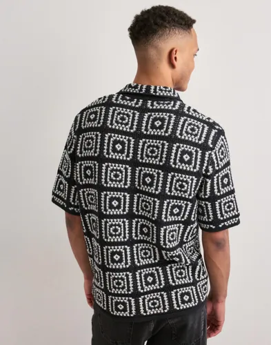 ONLY & SONS Onsbart Rlx 5 Ss Shirt Knit Kortärmade skjortor herr – bild 3