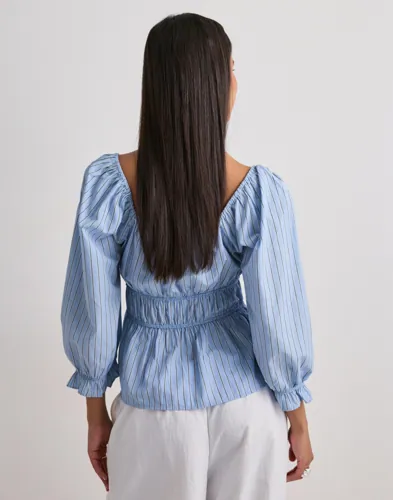 VERO MODA Vmleya 3/4 Stripe Top Wvn blusar dam – bild 2
