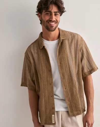 Woodbird Wang Lace Shirt Mönstrade skjortor herr – bild 3