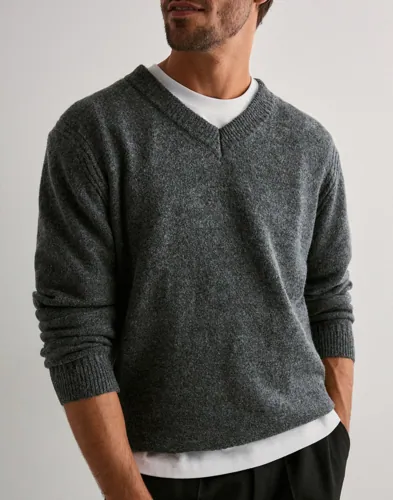 ONLY & SONS Onsmove Rlx Brushed V-Neck Knit Stickade tröjor herr – bild 3