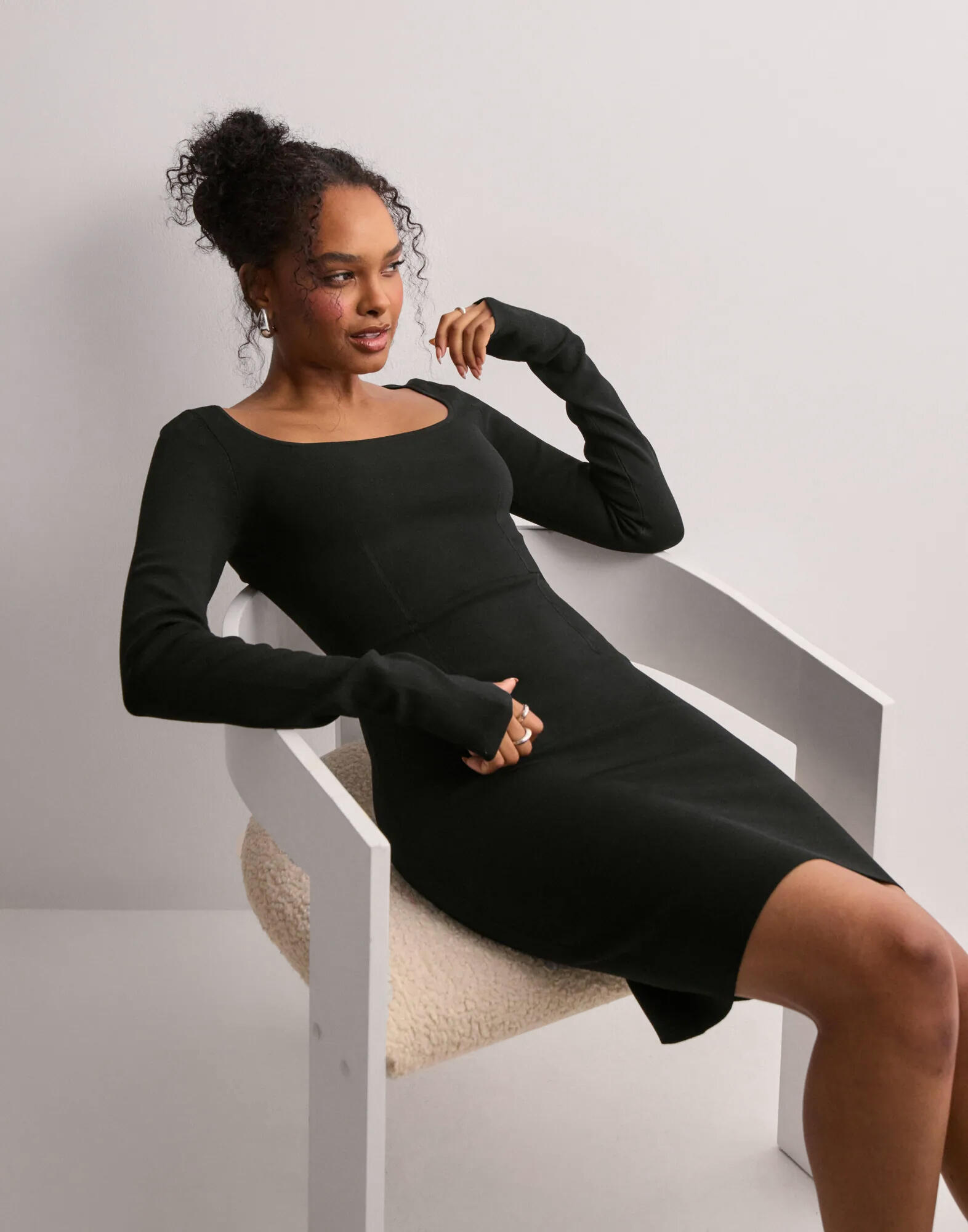 Buy Calvin Klein Jeans SCULPTED LS SWEATER DRESS - Ck Black | Nelly.com Buy Calvin Klein Jeans SCULPTED LS SWEATER DRESS - Ck Black | Nelly.com