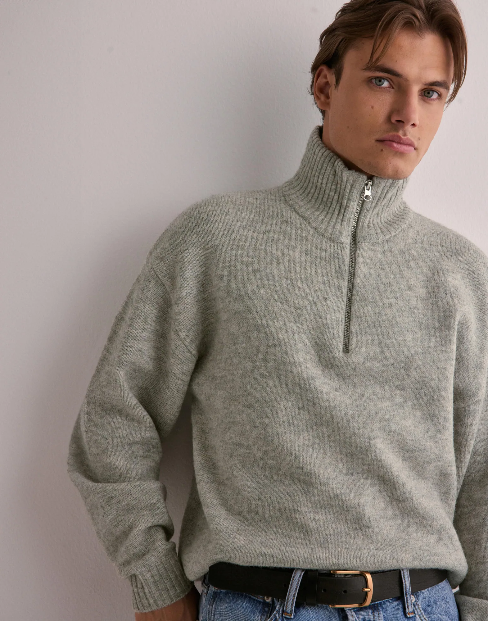 JOROLLIE KNIT HALF ZIP SN