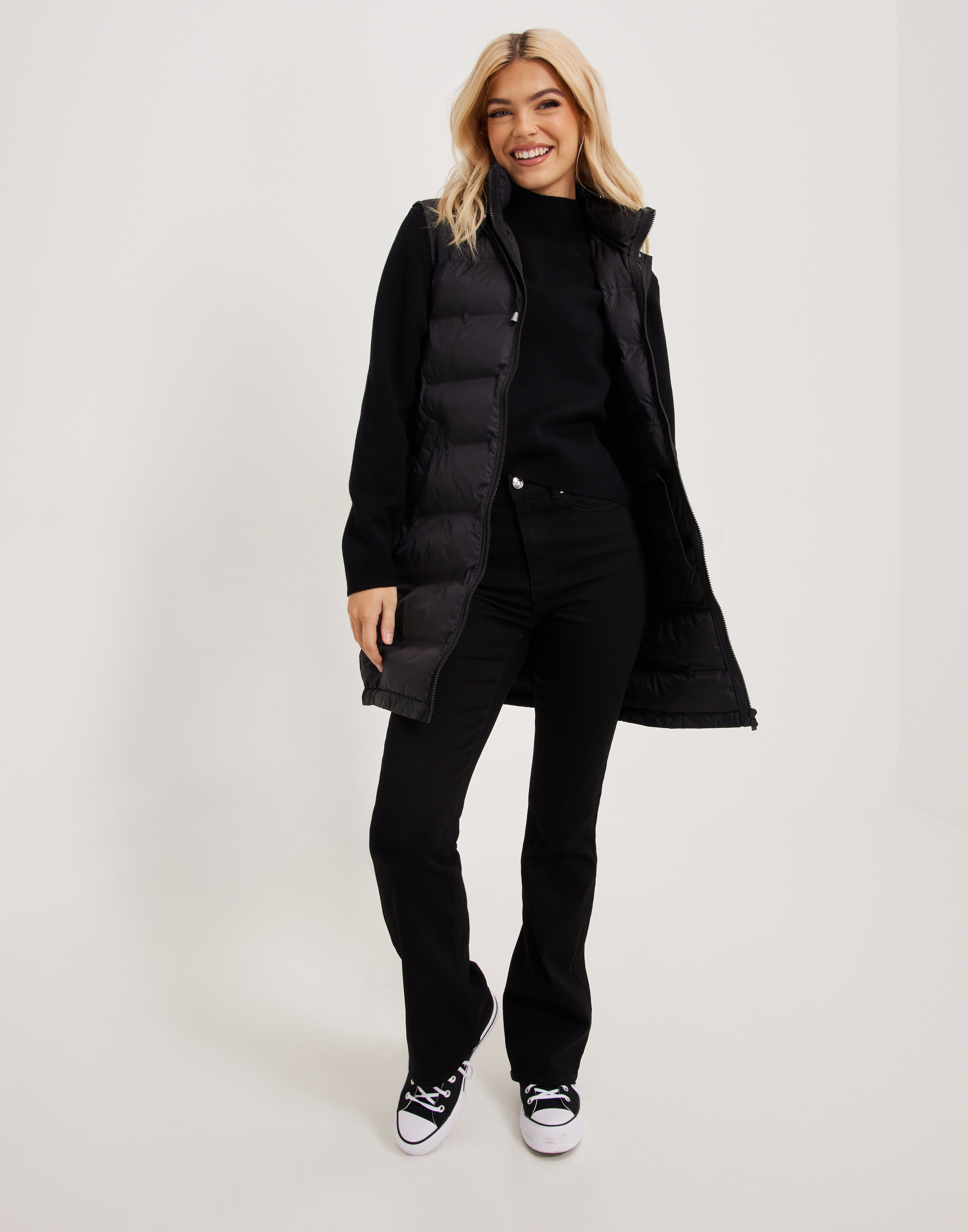 VILA Winterjas 'VIMilja' in Marine | ABOUT YOU