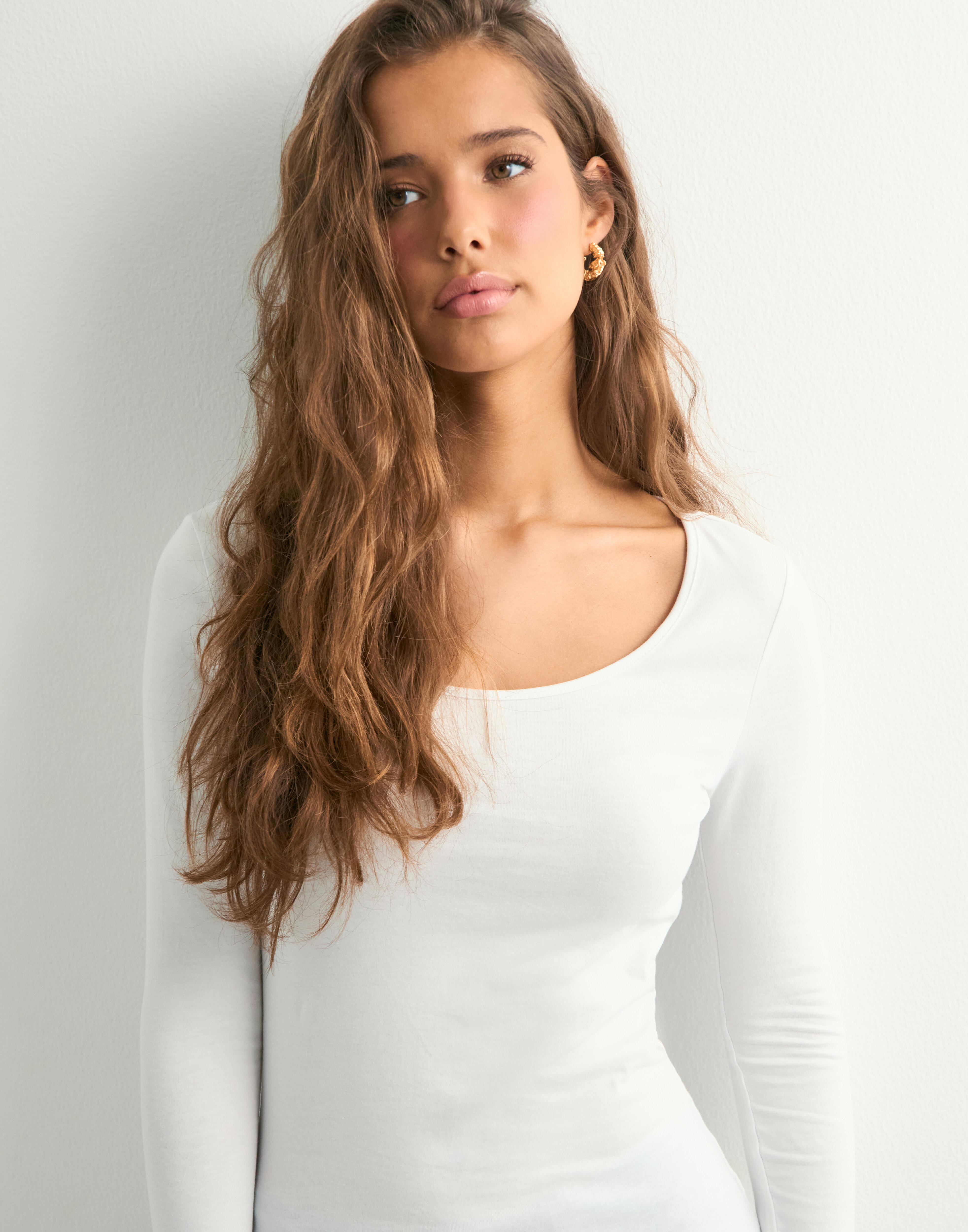 Vero Moda VMMAXI MY SOFT U-NECK 2 PACK - T-shirt basic - bright white 2