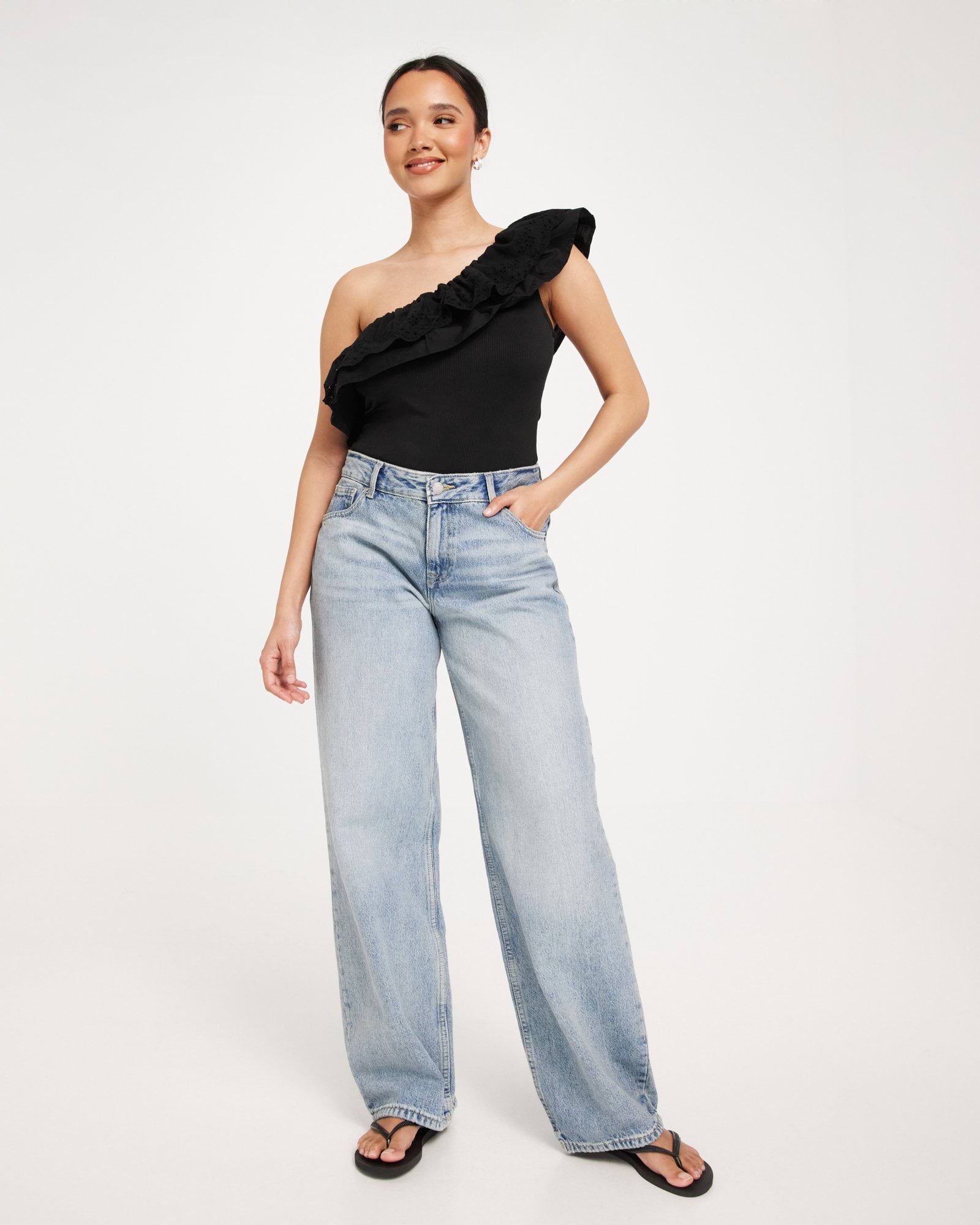 VILALA ONE SHOULDER TOP/SU