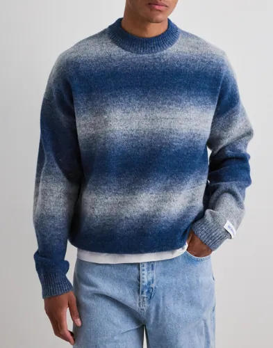 Que Sera Sera Graham Gradient Knit Stickade tröjor Blå