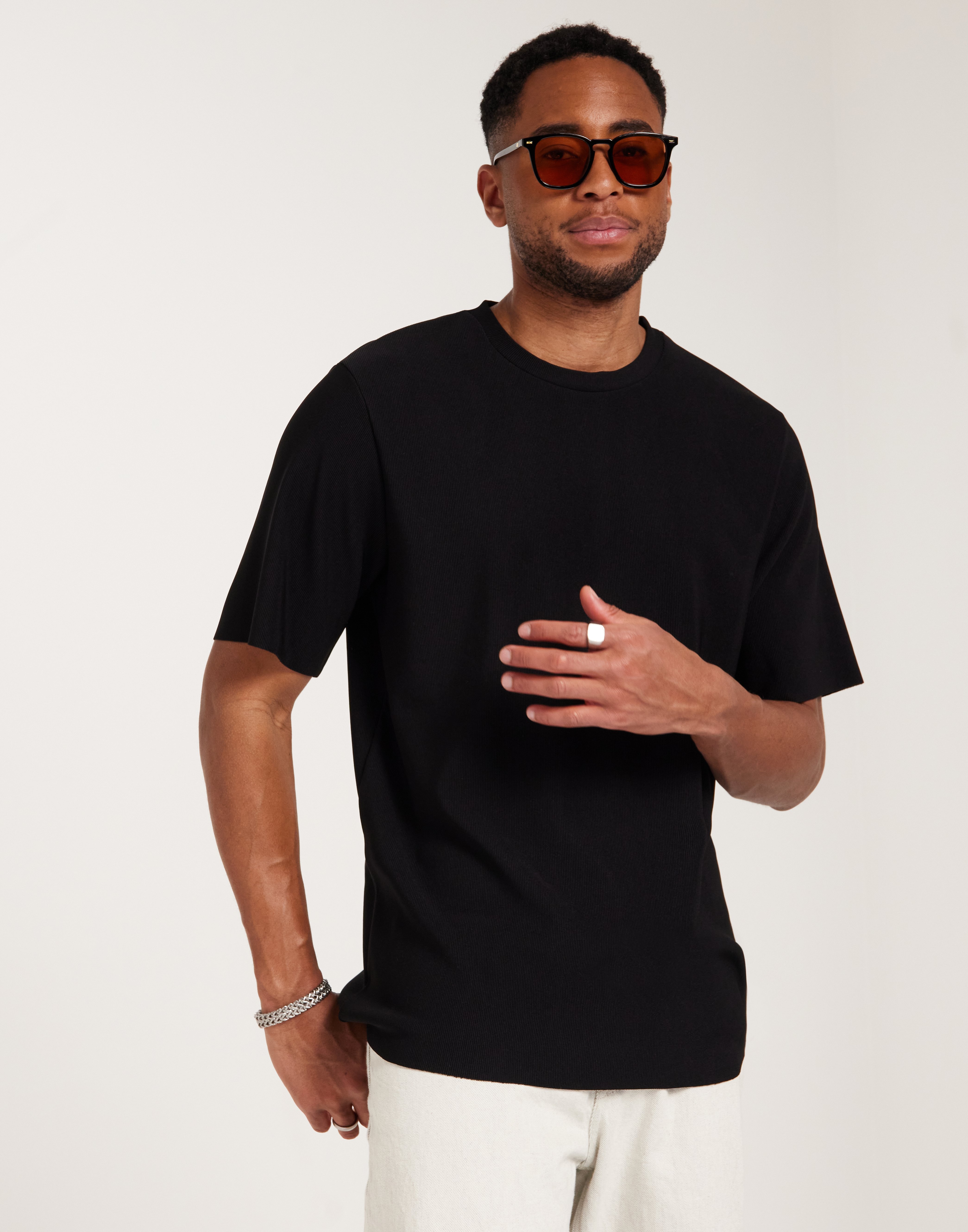 Buy Jack Jones JORPLISSE TEE SS CREW NECK Black NLYMAN