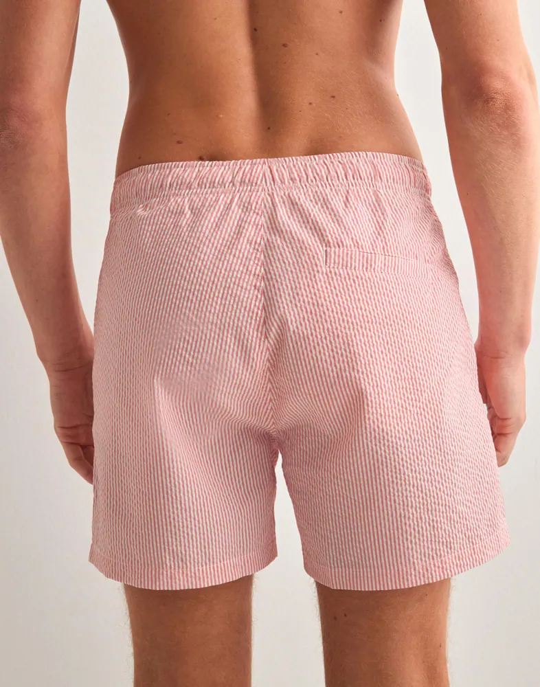 ONLY & SONS Onsted Stripe Seersucker Swim Noos Badbyxor herr – bild 3