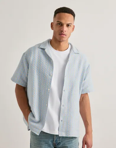 JACK & JONES Jormontauk Crochet Shirt Ss SA26 Ln Mönstrade skjortor herr – bild 3