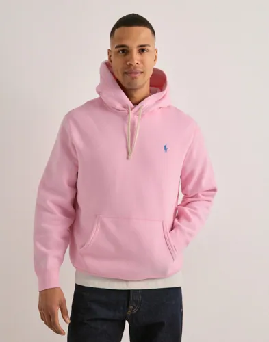 Polo Ralph Lauren RL fleecehoodie i rosa med huva