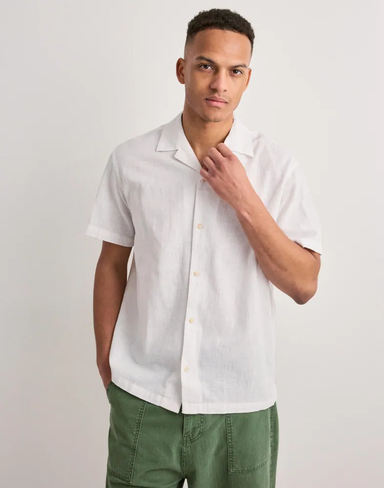 Jjesummer Linen Blend Resort Shirt Linneskjortor