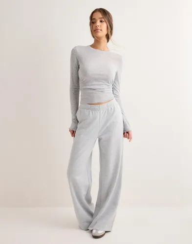 Gina Tricot - Harmaa - Wide sweatpants