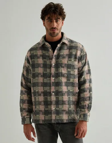 Woodbird Glixto Structure Shirt Rutiga skjortor overshirts herr – bild 2