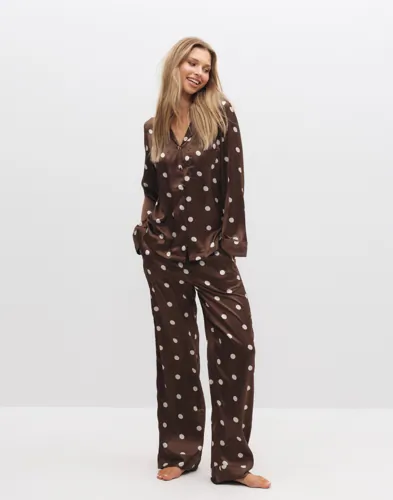 PIECES Pcjytte Xmas Satin Night Set Wvn pyjamas dam – bild 2