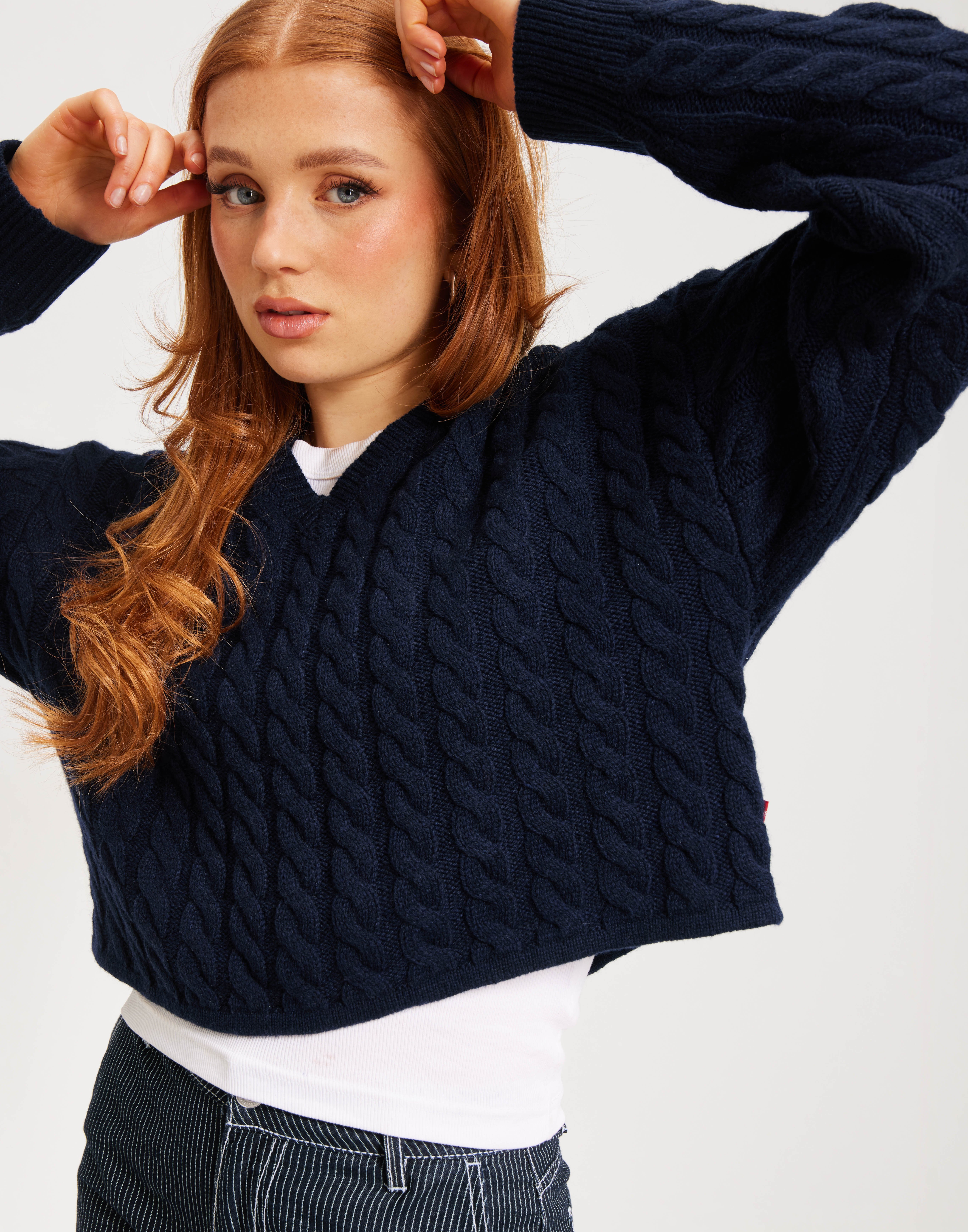 Buy Levi s RAE CROPPED SWEATER Blue Nelly