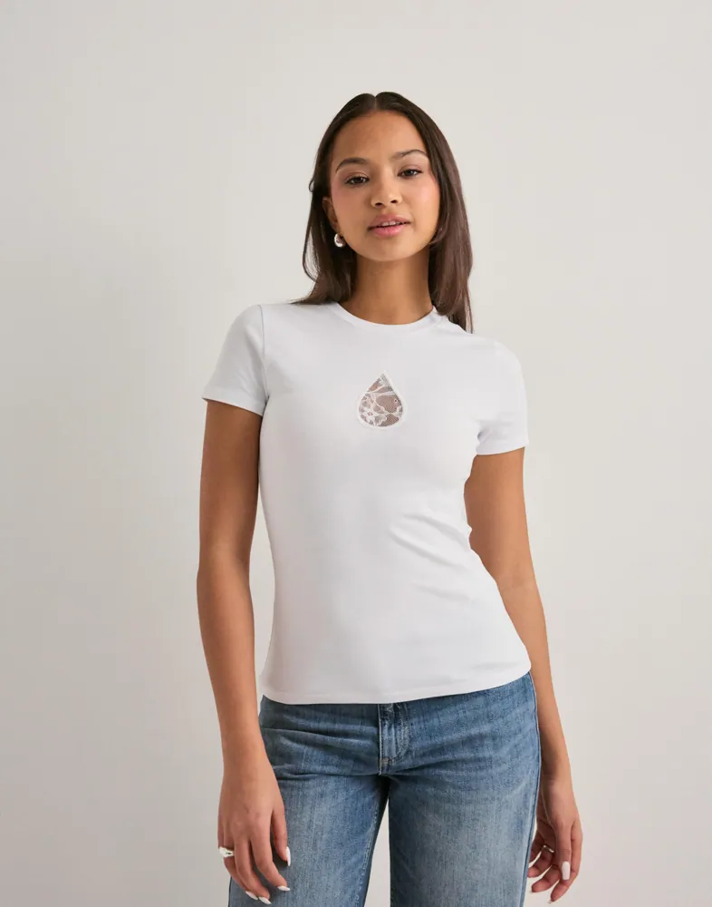 Lace Keyhole Top