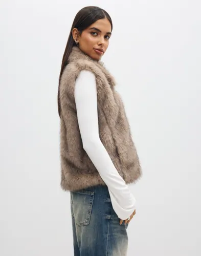 VERO MODA Vmgloria Short Waistcoat Boo västar dam – bild 3