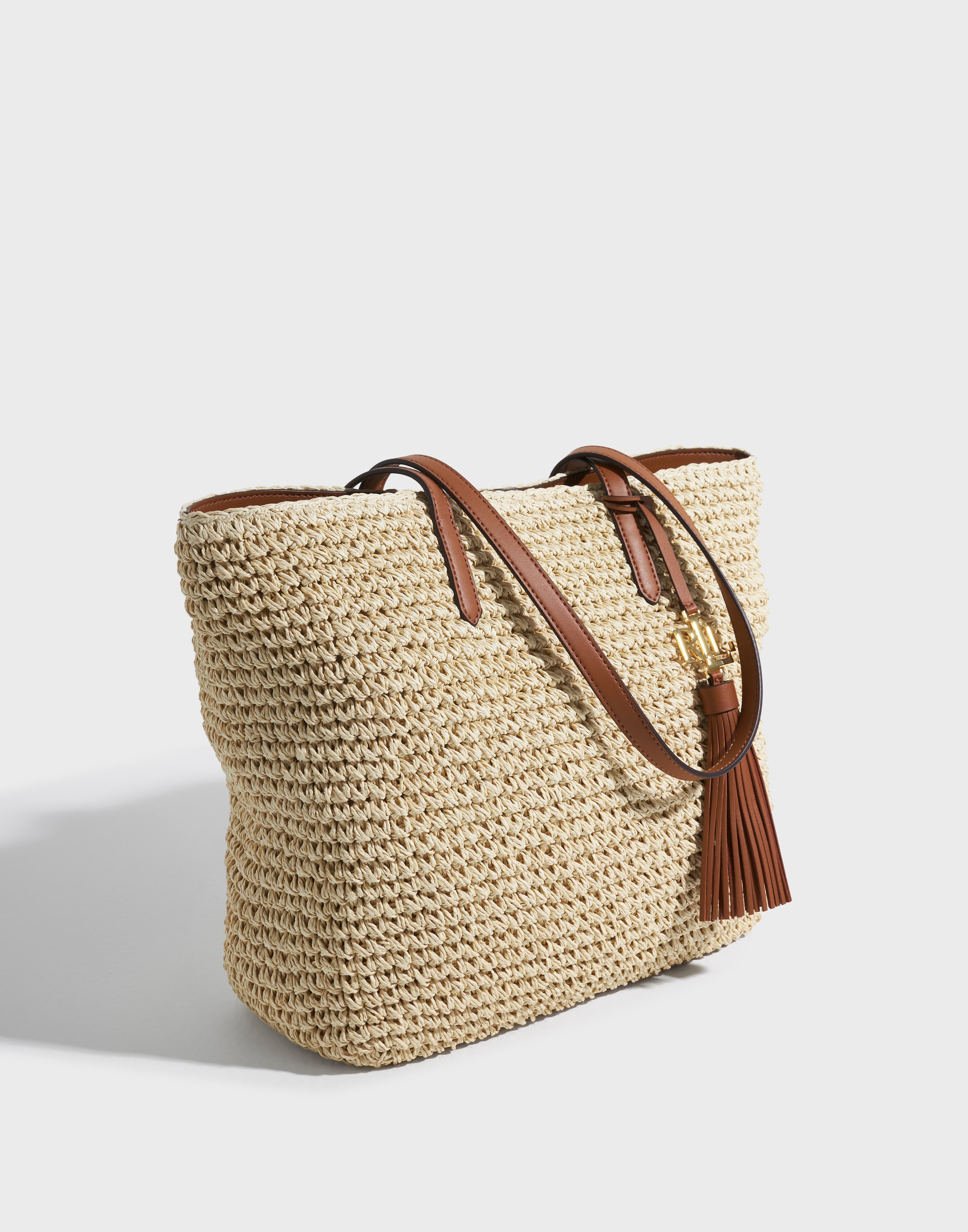 Buy Lauren Ralph Lauren WHITNEY 29-TOTE-MEDIUM - Natural