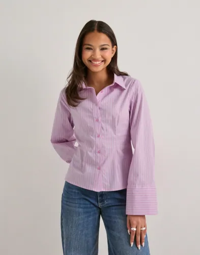 Neo Noir - Pink - Rosa Shadow Stripe Shirt