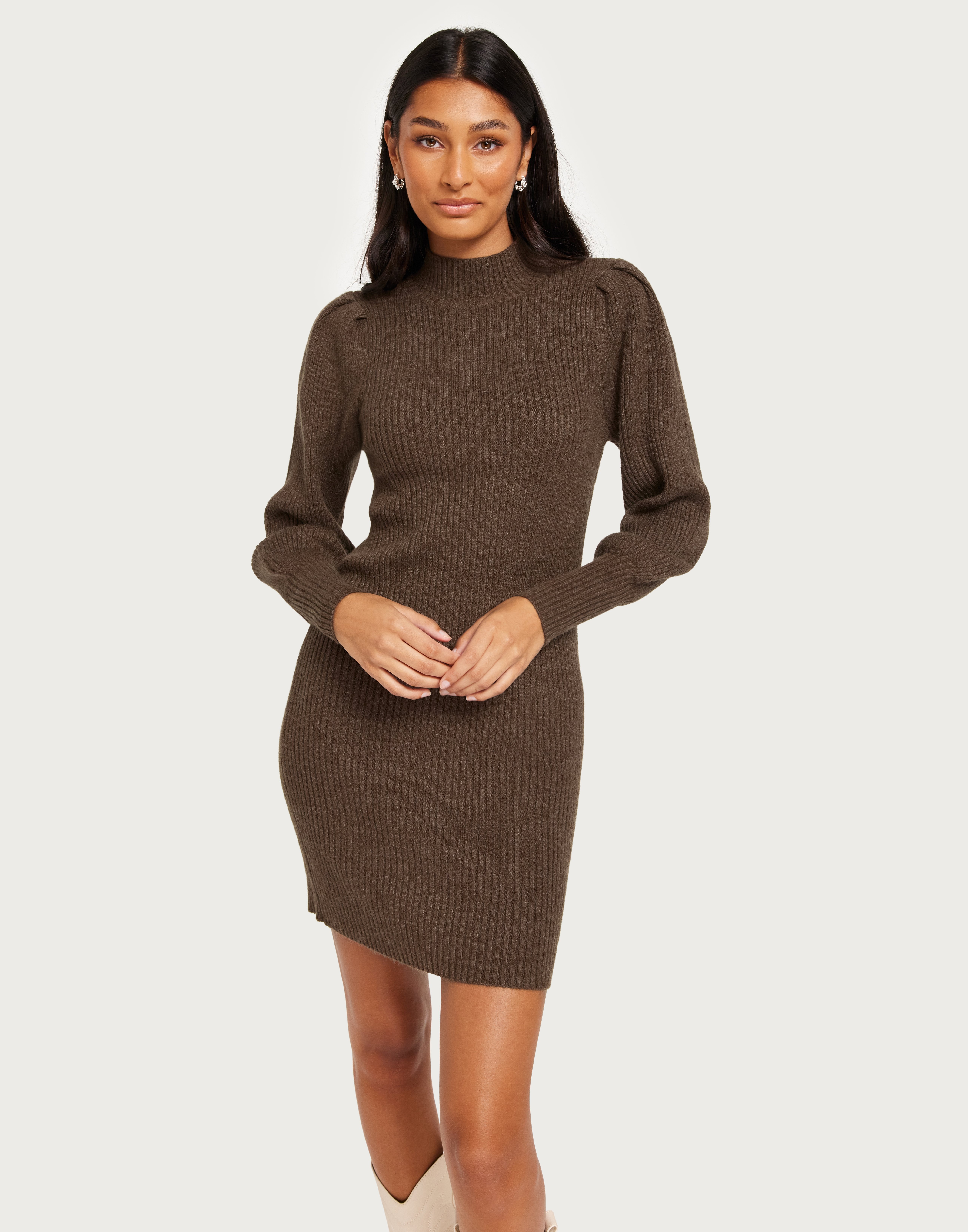ONLY Strickkleid »ONLALMA L/S O-NECK DRESS KNT NOOS« Für Bestellen