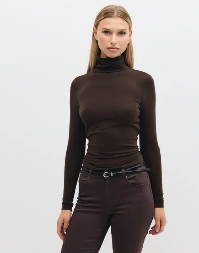 ONLY Onlglamour L/S Roll-Neck Top Jrs No långärmade t-shirt dam – bild 3