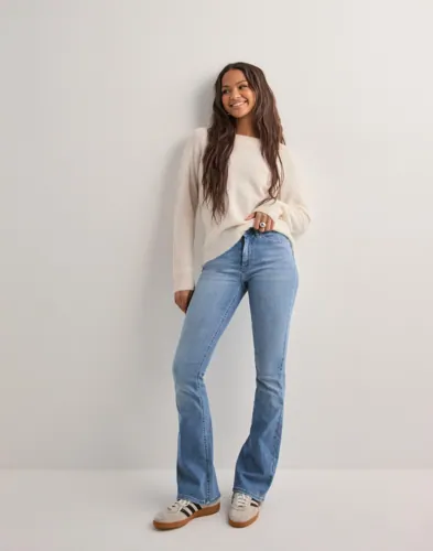 ONLY Onlblush Life Mid Flared Denim bootcut & flared jeans dam – bild 6