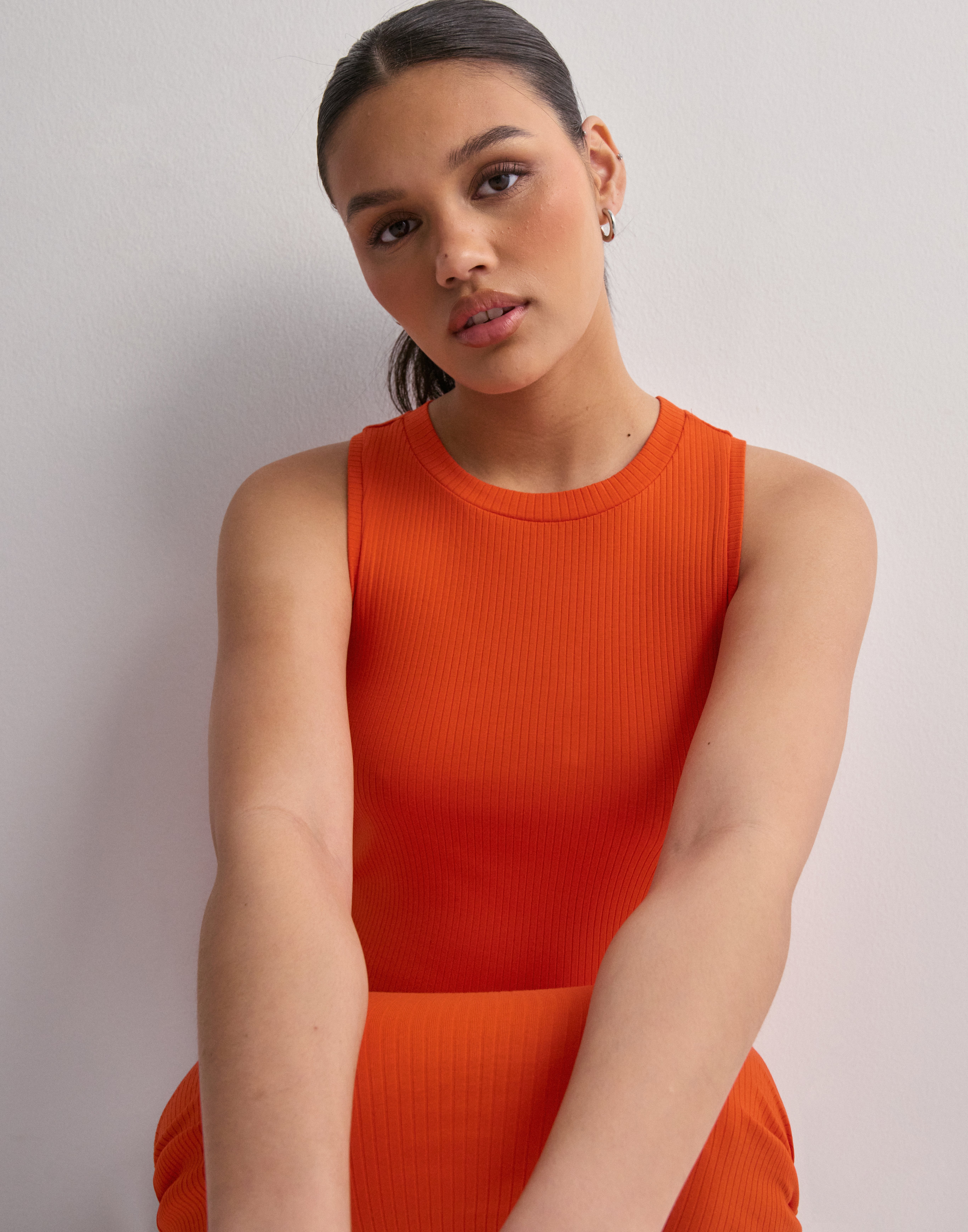 Vestito Lungo VERO MODA In Cotone Elasticizzato - Midì Lavender, Taglie Donna - Foto 5