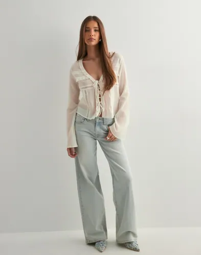 Nelly Lace Insert Blouse blusar dam – bild 2