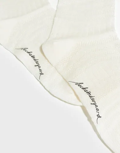 BECKSÖNDERGAARD - Hvid - Lucretia Wola Sock