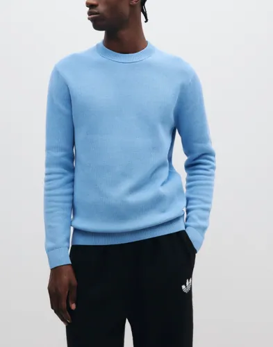 Selected Men Slhdane Ls Knit Structure Crew Neck Stickade tröjor herr – bild 2