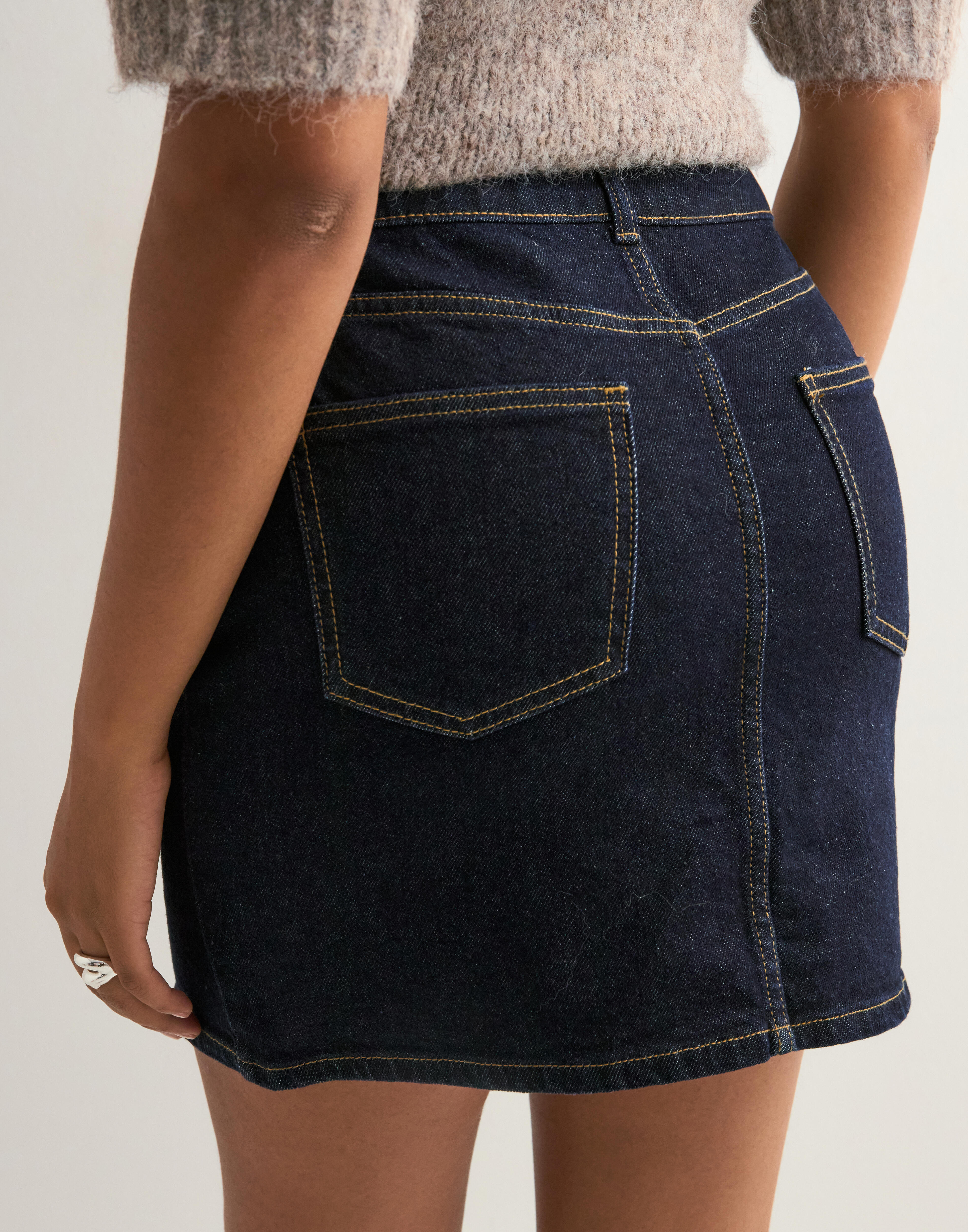 ♡Glowny WESTERN MINI SKIRT♡ MUSINSA | GLOWNY WESTERN MINI SKIRT (VINTAGE BLUE)