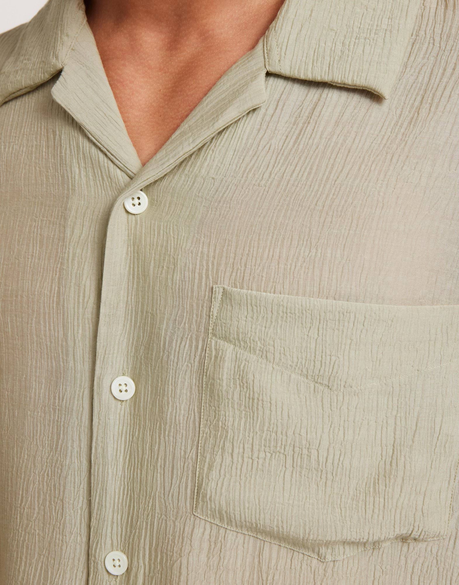 Köp Gant REL TEXTURE CAMP COLLAR SHIRT - Silky Beige | NLYMAN