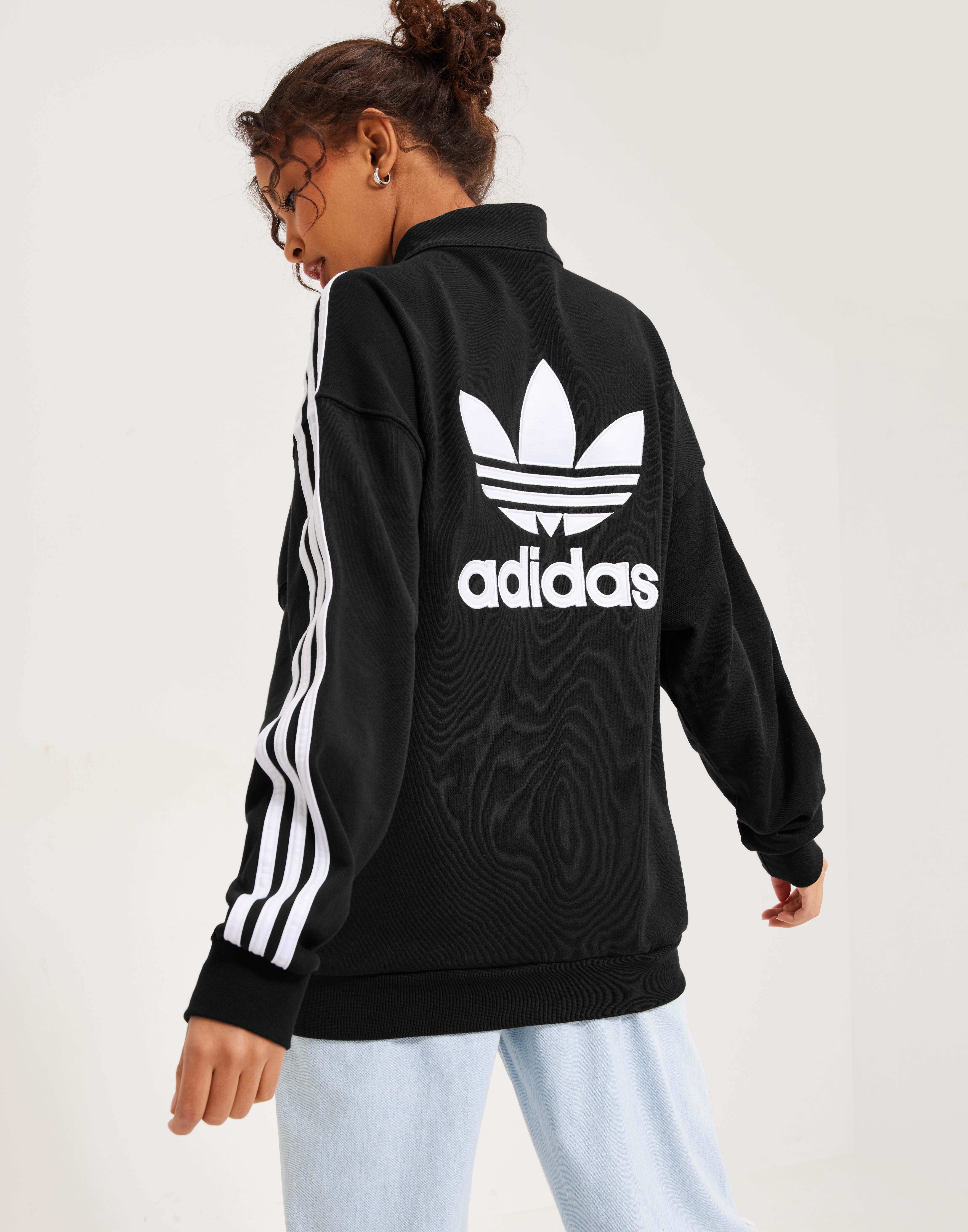 Buy Adidas Originals QUARTER ZIP Black Nelly