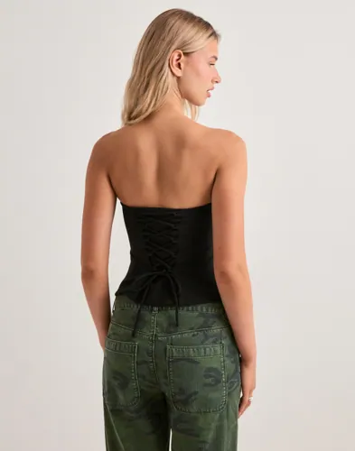 Nelly Bandeau Corset Top toppar dam – bild 3