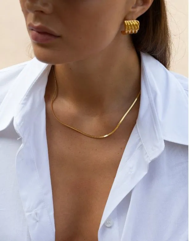 Thin snake Chain Necklace