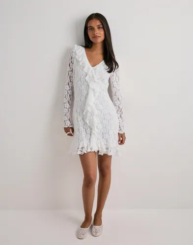VERO MODA Awkienna Ls V-Neck Short Lace Dress korta klänningar dam – bild 2